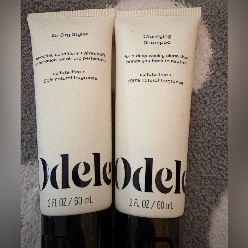 Clarifying Shampoo and Air Dry Styler Set - White